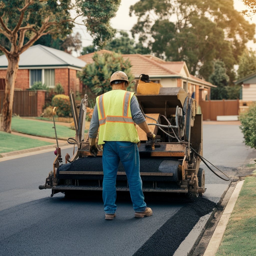 how to add edging to existing asphalt driveway